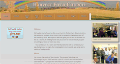 Desktop Screenshot of harvestfieldchurch.co.uk
